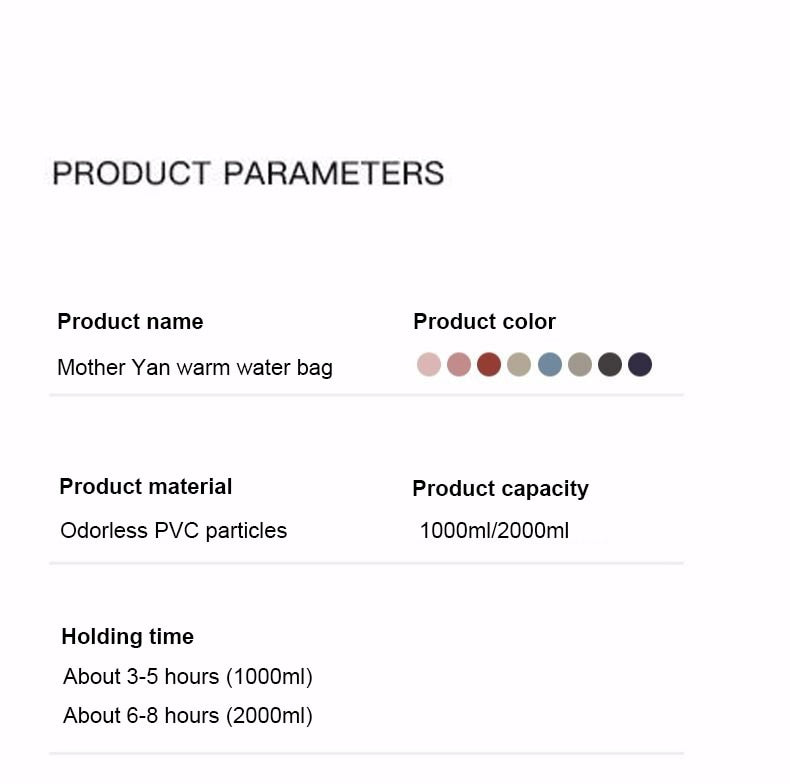 Hot/Cold Water Bottle with Cover